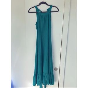 Calvin Klein Teal Maxi Dress 10US